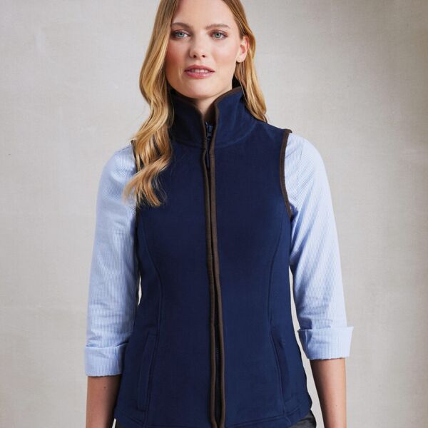 Women’s artisan fleece gilet Thumbnail