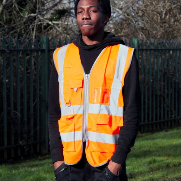 Warrior Hi-Vis Executive Waistcoat Thumbnail
