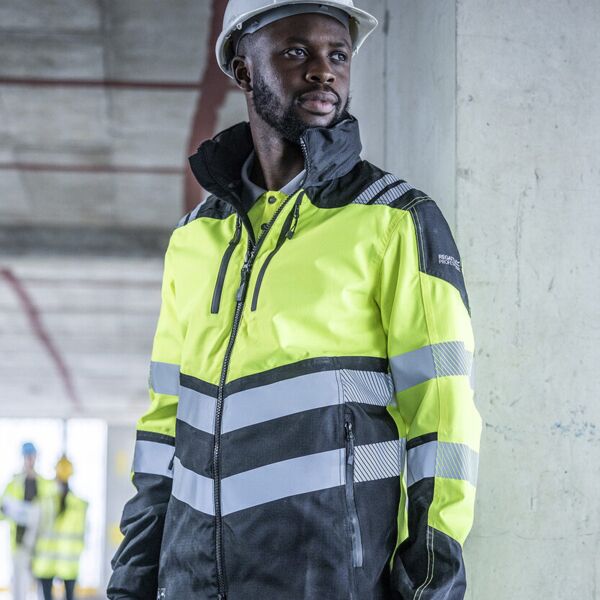 Hi-Vis X-Pro Waterproof shell jacket (Class 2) Thumbnail